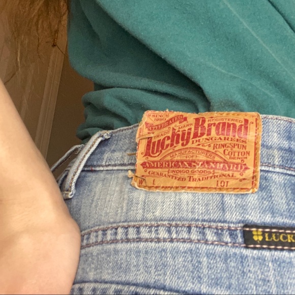 Vintage Lucky Brand Wide Leg Jeans - Picture 2 of 4